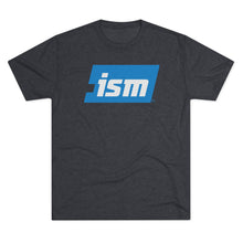 Tri-Blend Vintage Navy. ISM Unisex Tri-Blend Crew Tee. ISM Men's T-Shirt. ISM Women's T-Shirt. ISM Unisex Shirt. ISM Ticket Logo Shirt.