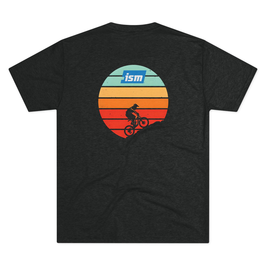 Black ISM PM 2.0 Mountain Biking Unisex Tee. ISM Men's Shirt. ISM Women's Shirt. ISM Unisex Shirt. ISM Mountain Biker Shirt. ISM PM 2.0.