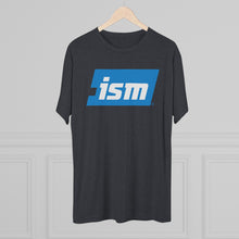 Tri-Blend Vintage Navy. ISM Unisex Tri-Blend Crew Tee. ISM Men's T-Shirt. ISM Women's T-Shirt. ISM Unisex Shirt. ISM Ticket Logo Shirt.